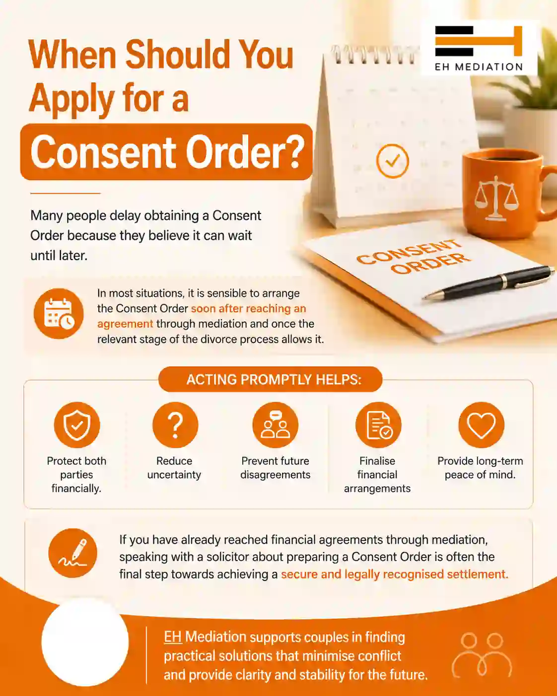 When Should You Apply for a Consent Order Houghton-le-Spring?